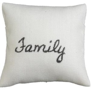 PILLOW/ECRU/FAMILY