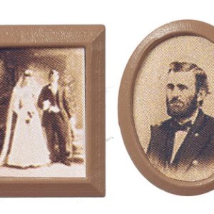 BROWN FRAMED SEPIA PHOTO