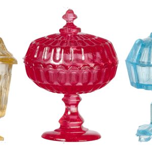 CANDY DISHES/3pcs/AMBER