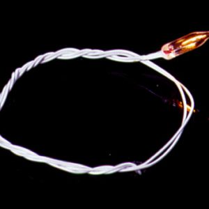 12V FLAME-TIP BULB/8 BLK