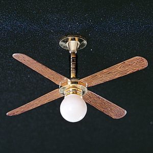 CEIL.FAN W/REMOVEABLE GLO