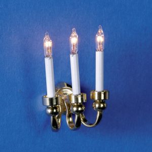 3-CANDLE GRAND WALL SCNCE