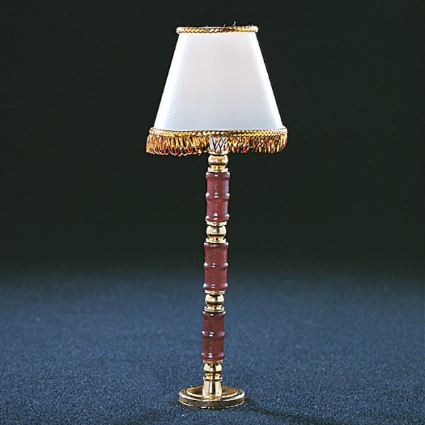 FRINGED SHADE FLOOR LAMP