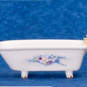 WHITE TUB/GOLD TRIM