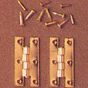 H HINGES W/NAILS/4