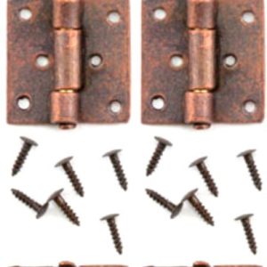 BUTT HINGES W/NAIL/BRNZ/4