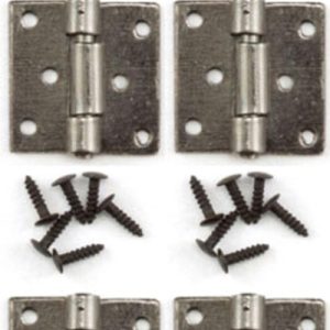 BUTT HINGES W/NAIL/PEWT/4