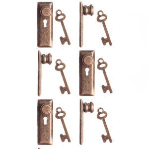 1/2in KNOB/KEYPLAT/BRNZ/6
