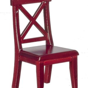 CROSSBUCK CHAIR/MAHOG