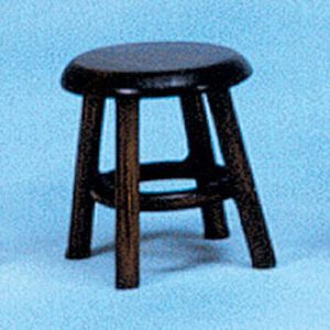 STOOL/WALNUT