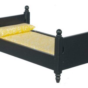 SINGLE BED/BLACK