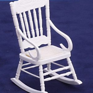 WHITE ROCKER/MESH SEAT