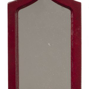 FRAMED MIRROR/MAHOGANY