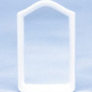 FRAMED MIRROR/WHITE