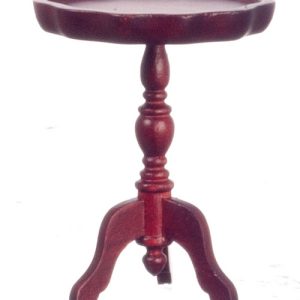 PIE CRUST TABLE/MAHOGANY