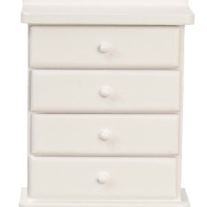 CHEST OF DRAWERS/WHITE