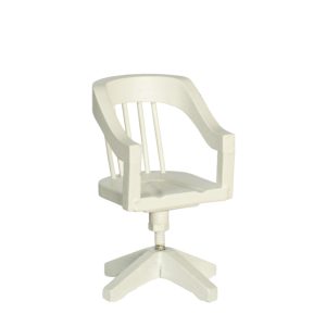 SWIVEL DESK CHAIR/WHITE