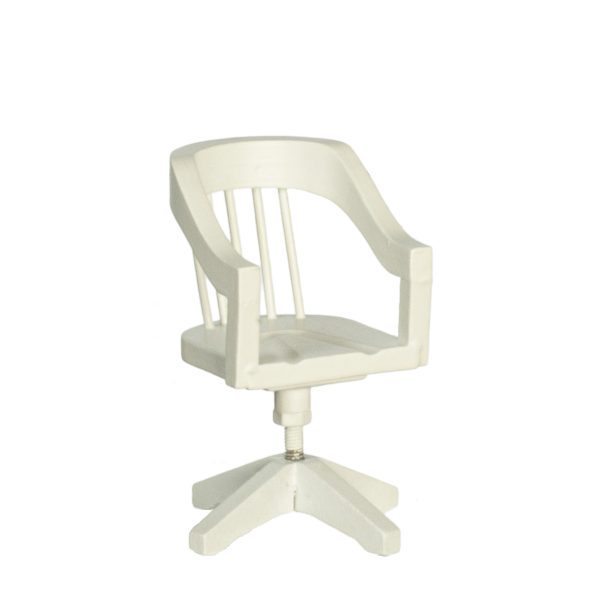 SWIVEL DESK CHAIR/WHITE