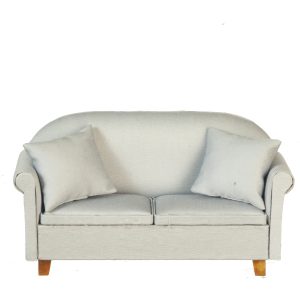 SOFA W/PILLOWS/GRAY