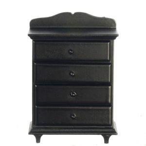 CHEST OF DRAWERS/BLACK