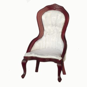 VICT.LADIES CHAIR/WH/MAH