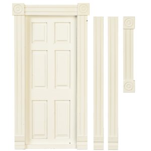 TRAD.6-PANEL DOOR/WHITE