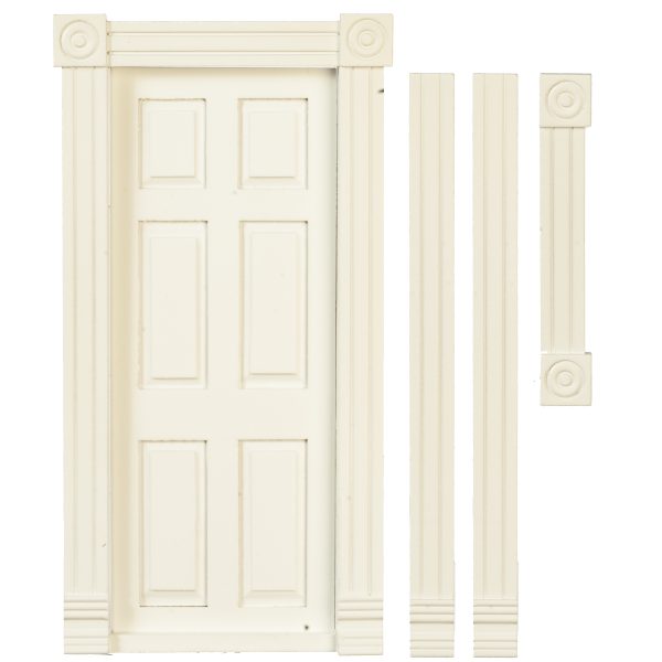 TRAD.6-PANEL DOOR/WHITE