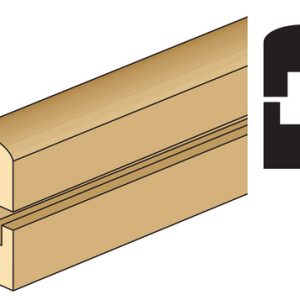 PORCH RAILS/TOP/BOTTOM/2