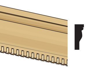CUSTOM CORNICE/7/16 x 24