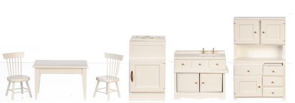 KITCHEN SET/6/WHITE/CB