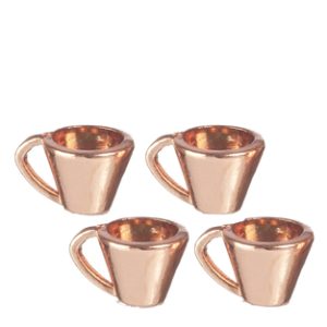COPPER CUPS/SET/4