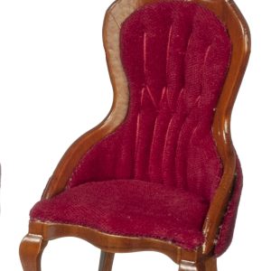 VICT.LADY'S CHAIR/RED