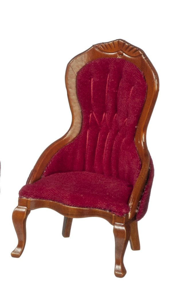 VICT.LADY'S CHAIR/RED