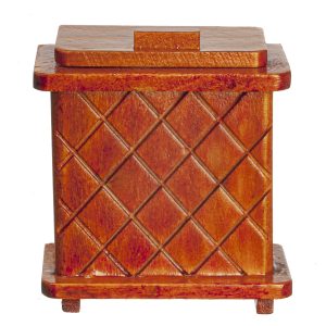 CLOTHES HAMPER/WALNUT