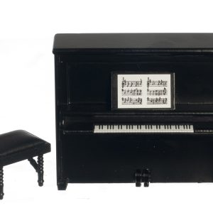 PIANO W/BENCH/BLACK