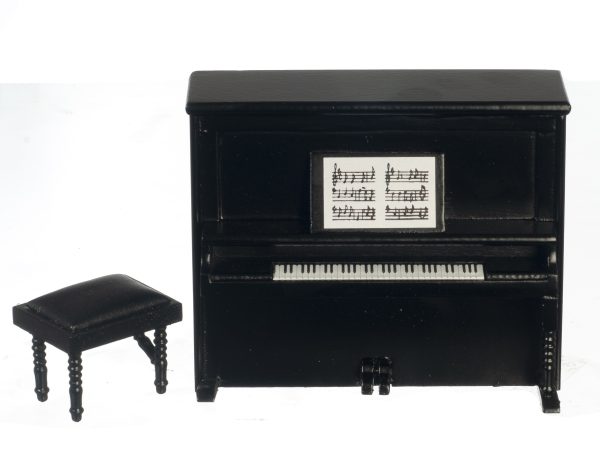 PIANO W/BENCH/BLACK