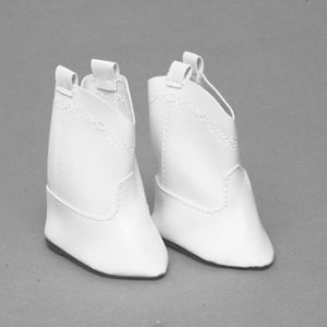 COWBOY BOOTS/WHT/18inDOLL