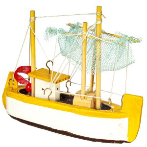 MINI FISHING BOAT/4in