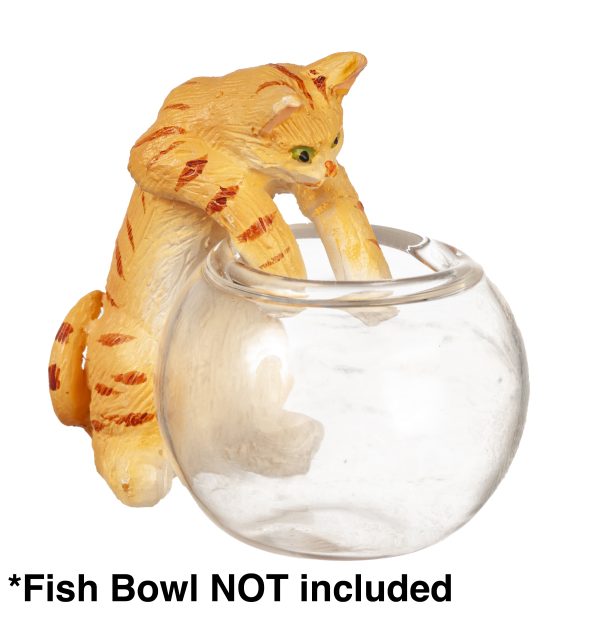 CAT REACHING/ORANGE