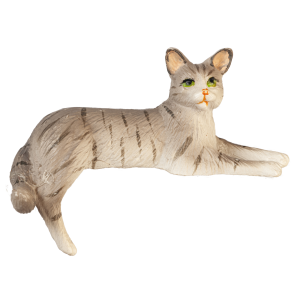 CAT BACK LEG DOWN/GRAY