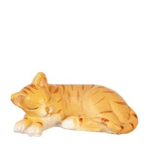 CAT LAYING LEFT/ORANGE