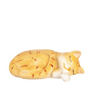 CAT LAYING RIGHT/ORANGE