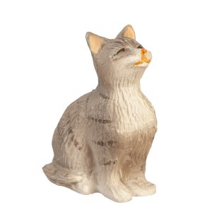 SittingCatEyesClosed/GRAY