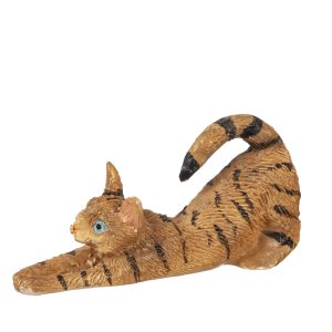CAT STRETCHING/TABBY