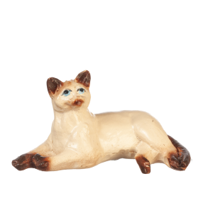 LAYING CAT/SIAMESE