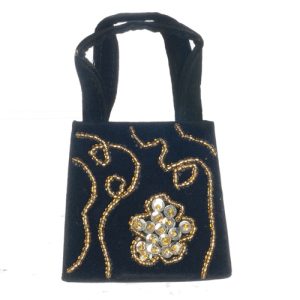 BLACK & GOLD PURSE