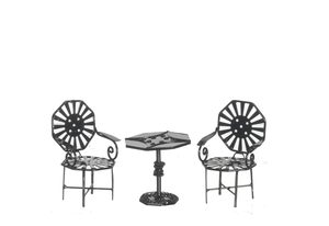 TABLE SET/3/BLACK/CB