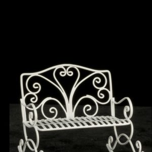 ROCKING BENCH/WHITE