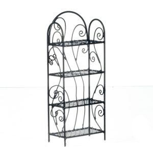 4-SHELF UNIT/BLACK