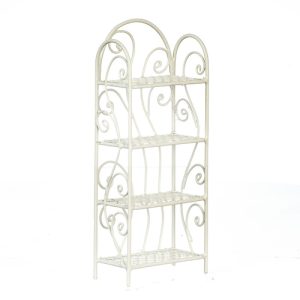 4-SHELF UNIT/WHITE